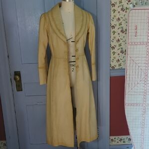 Vintage 70s Tan Leather Women's Coat